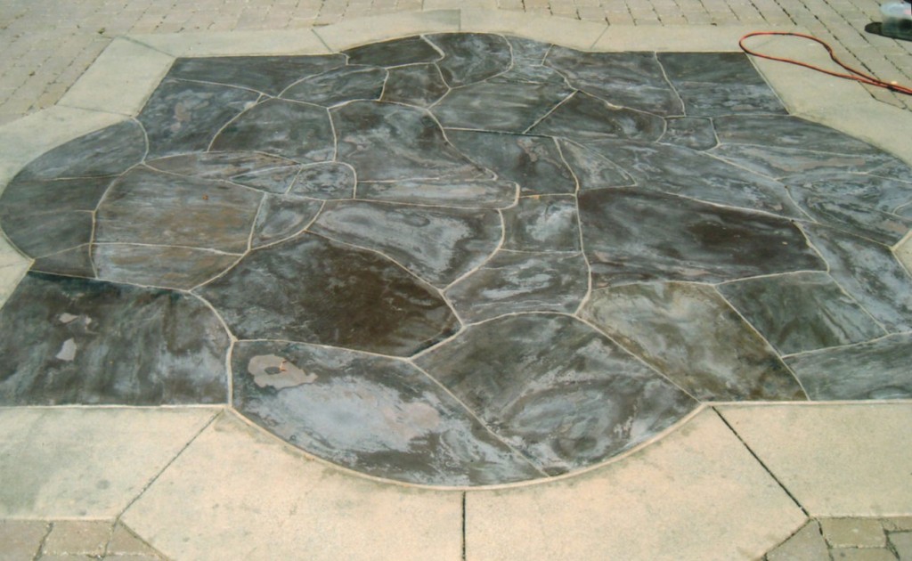 Flagstone Patio Before 2