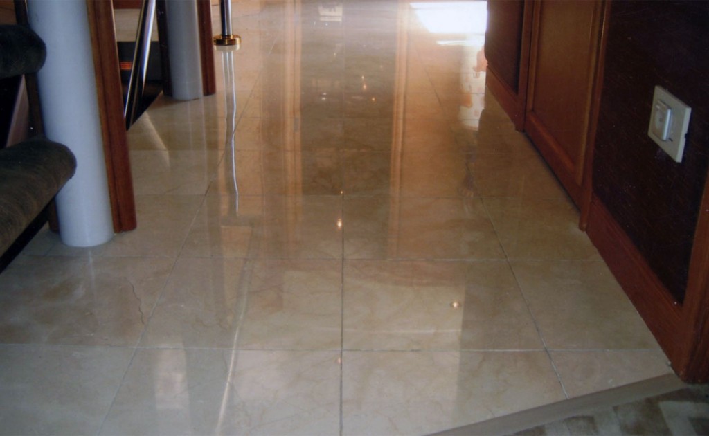 Polished Marble Newport Beach After