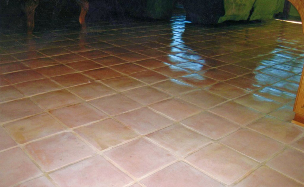Stained Mexican Pavers Fountain Valley After 1