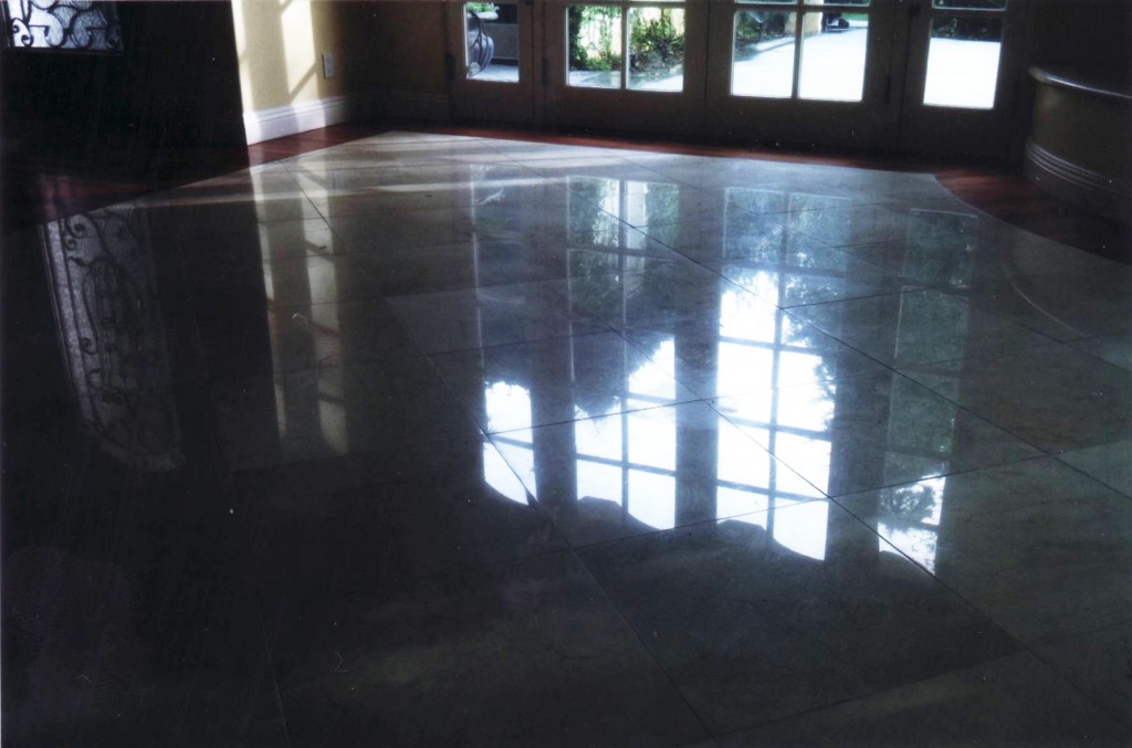 Laguna Niguel Polished Limestone Room Floor
