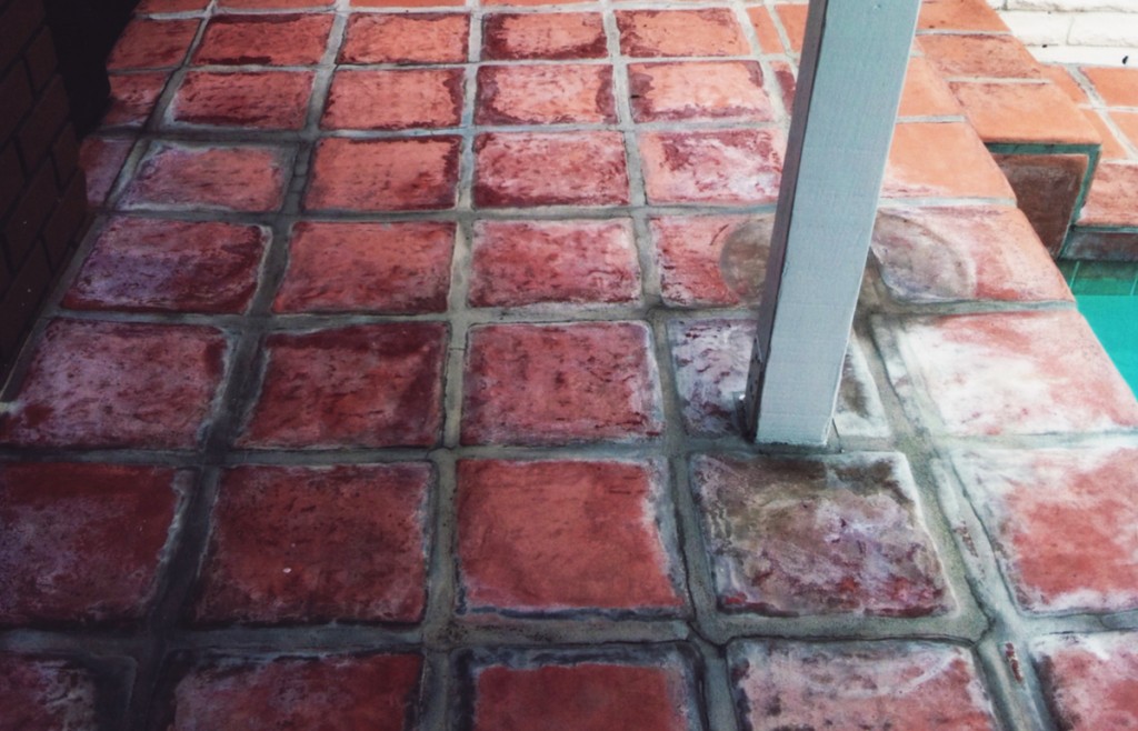 Long Beach Mexican Paver Patio Before 2
