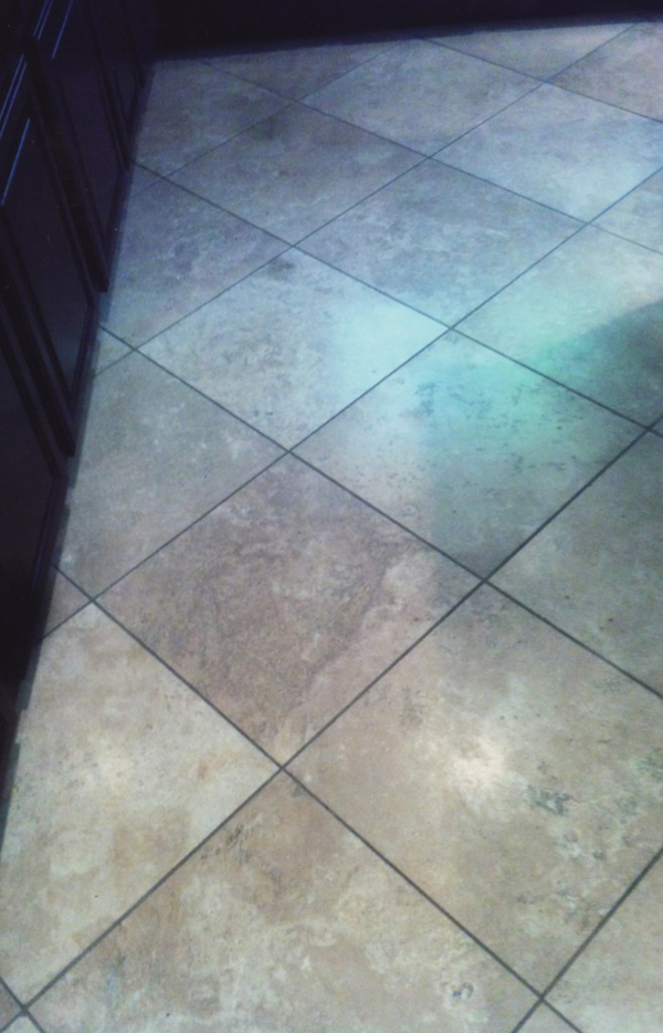 Laguna Beach Kitchen Travertine After
