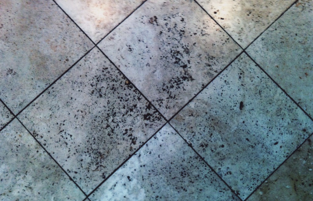 Laguna Beach Kitchen Travertine Before