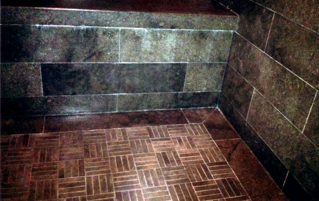 Newport Beach Limestone Shower After