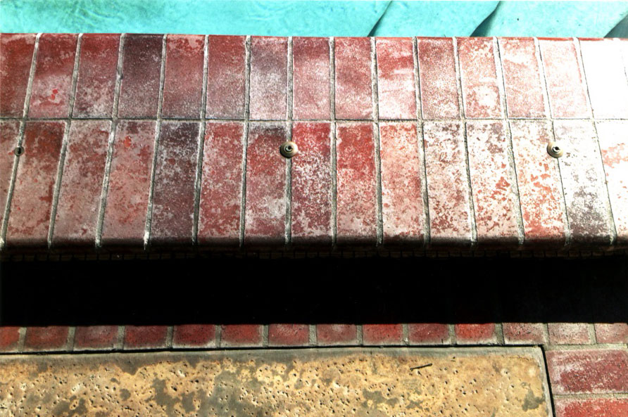 Brick Hardscape – Corona Del Mar – Before